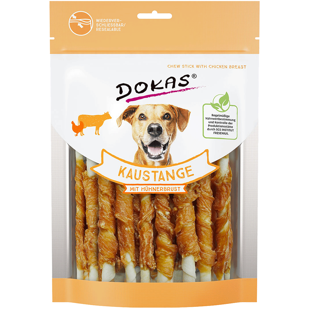 Bild: Dokas Hundesnack Kaustange Hühnerbrust 