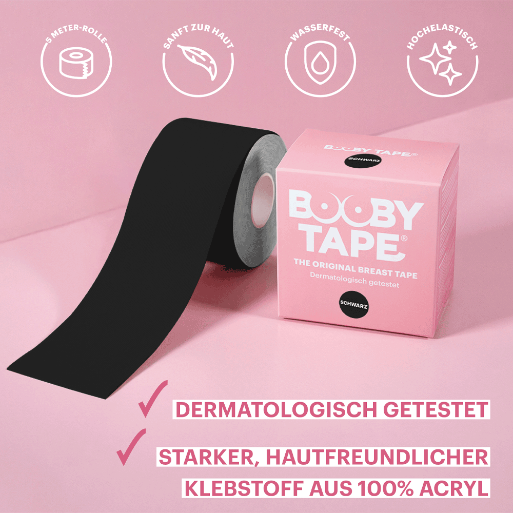 Bild: Booby Tape Nippeltape Schwarz 