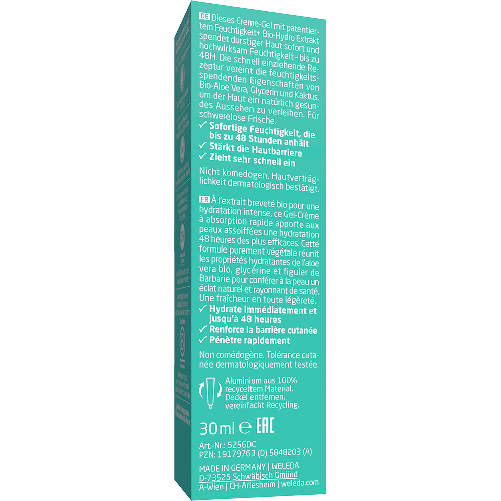 Bild: WELEDA Creme Gel 48 H Hydration 