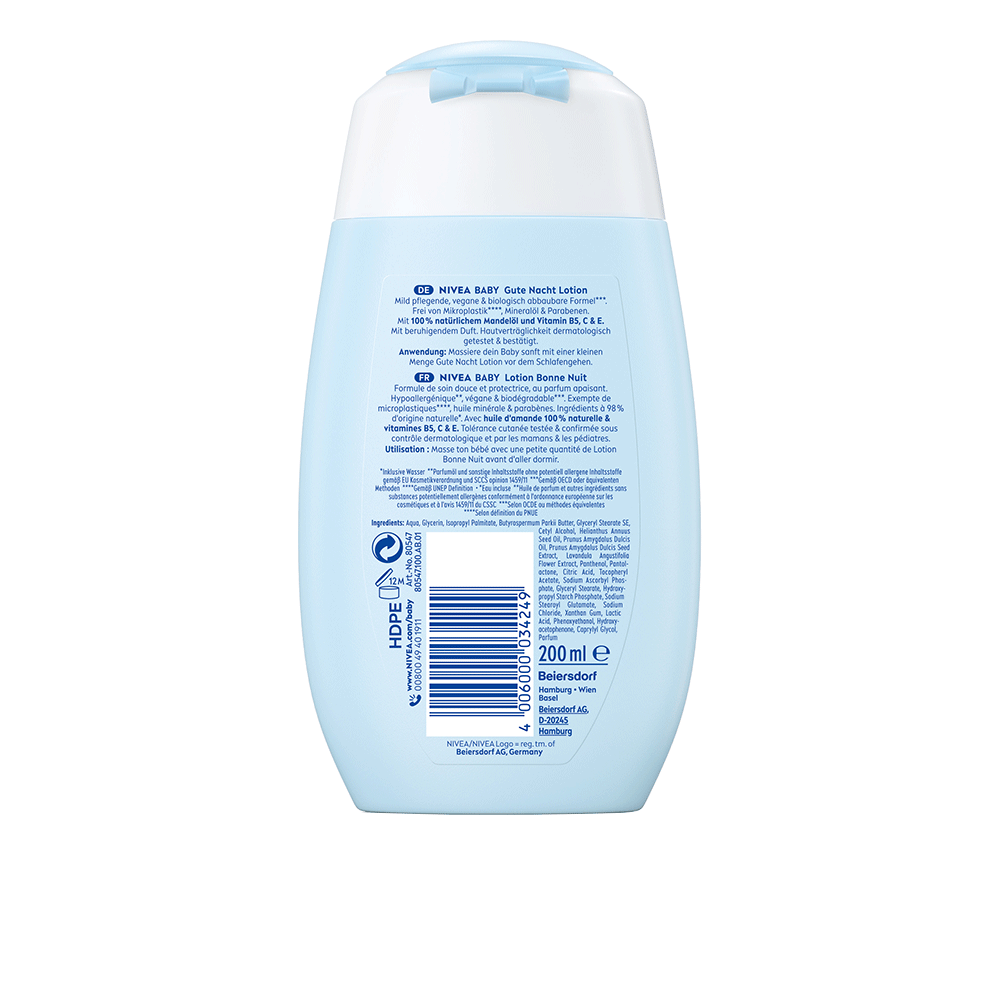 Bild: NIVEA Baby Lotion Gute Nacht 