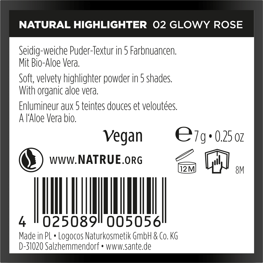 Bild: SANTE Natural Highlighter 02