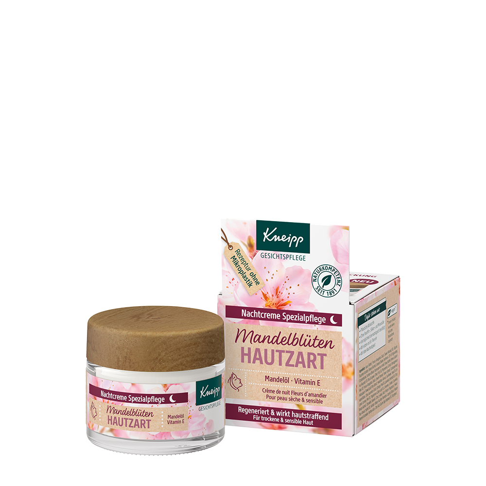 Bild: Kneipp Nachtcreme Spezialpflege Mandelblüten Hautarzt 