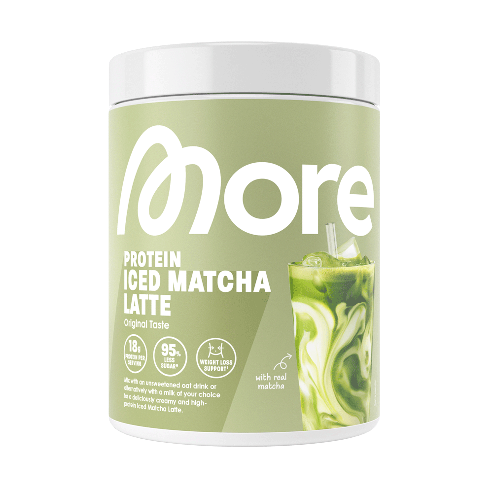 Bild: More Protein Iced Matcha Latte Original Taste 