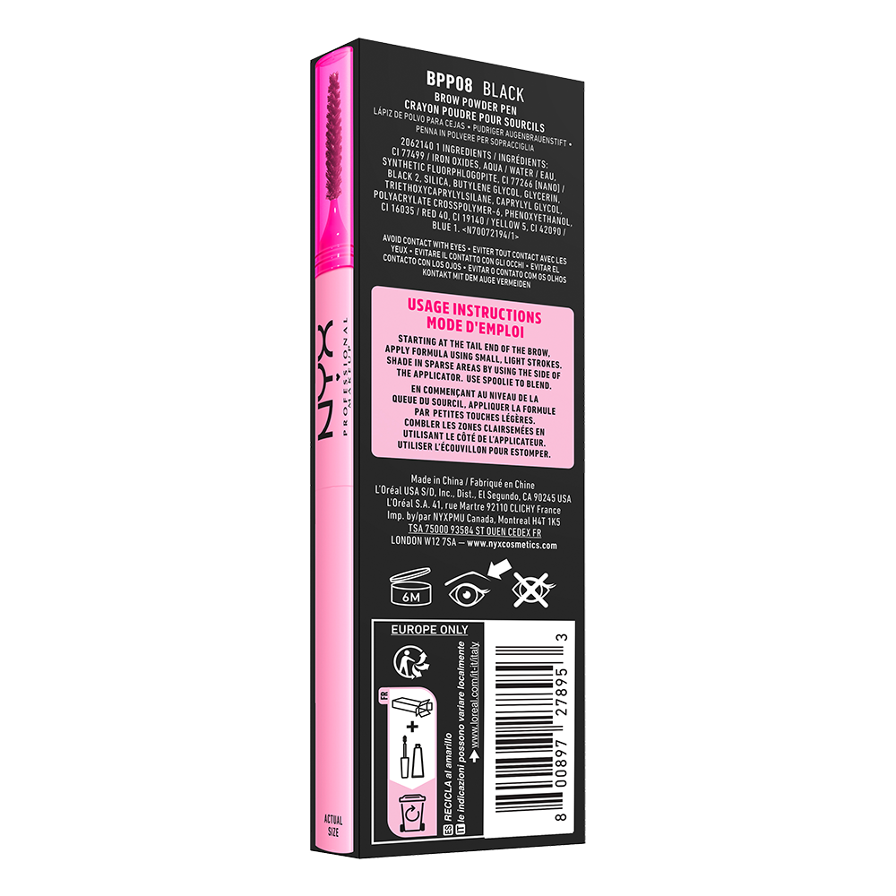 Bild: NYX Professional Make-up Fluff & Snatch Brow Powder Pen 08