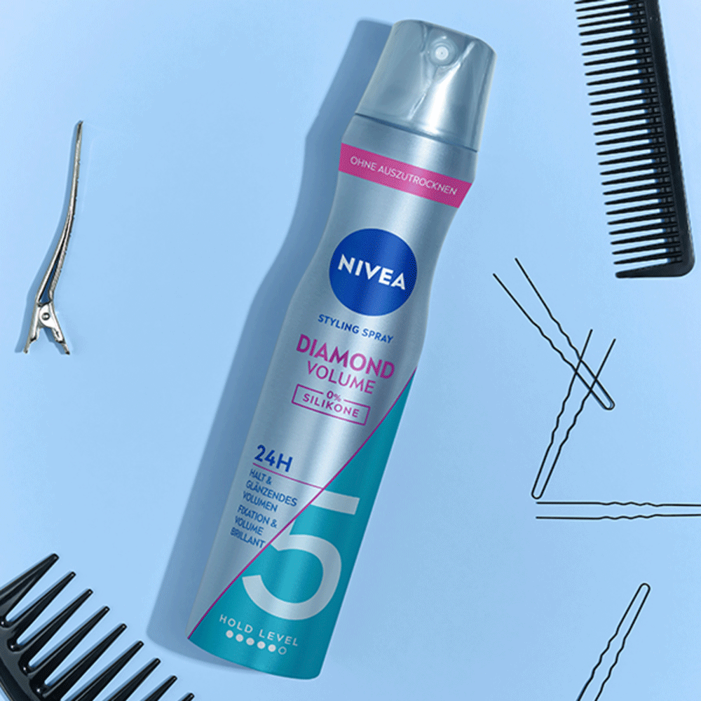 Bild: NIVEA Haarspray Diamond Volume 