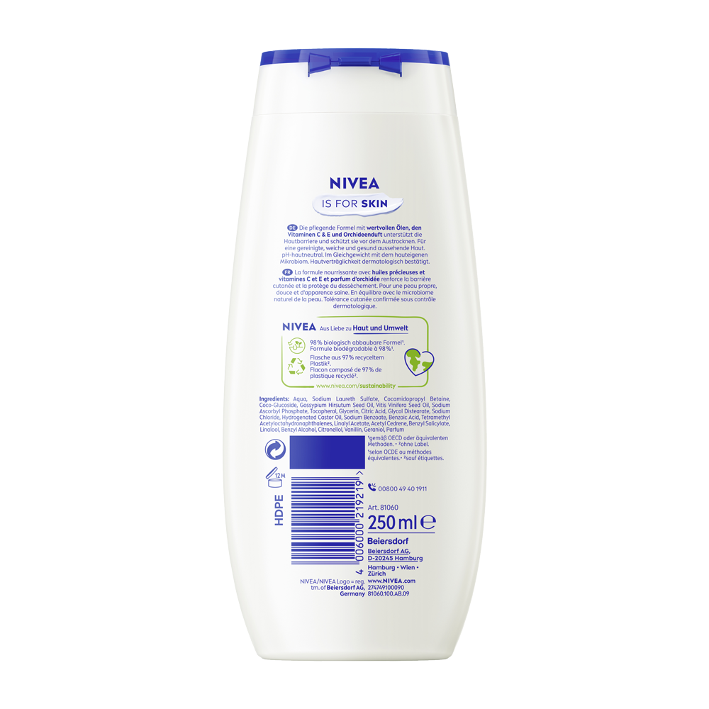 Bild: NIVEA Pflegedusche Cashmere und Baumwollsamenöl 