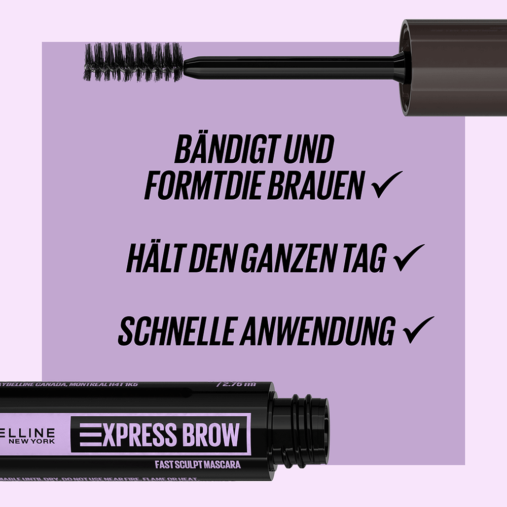 Bild: MAYBELLINE Fast Sculpt Augenbrauenmascara Deep Brown 06