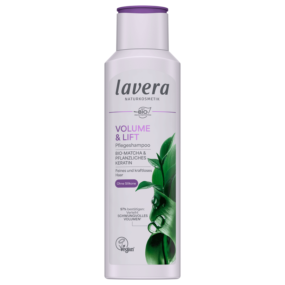 Bild: lavera Pflegeshampoo Volumen & Kraft 
