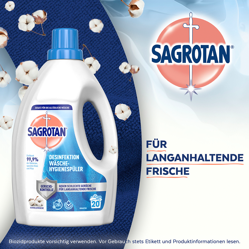 Bild: SAGROTAN Wäsche Hygienespüler Himmelfrische 