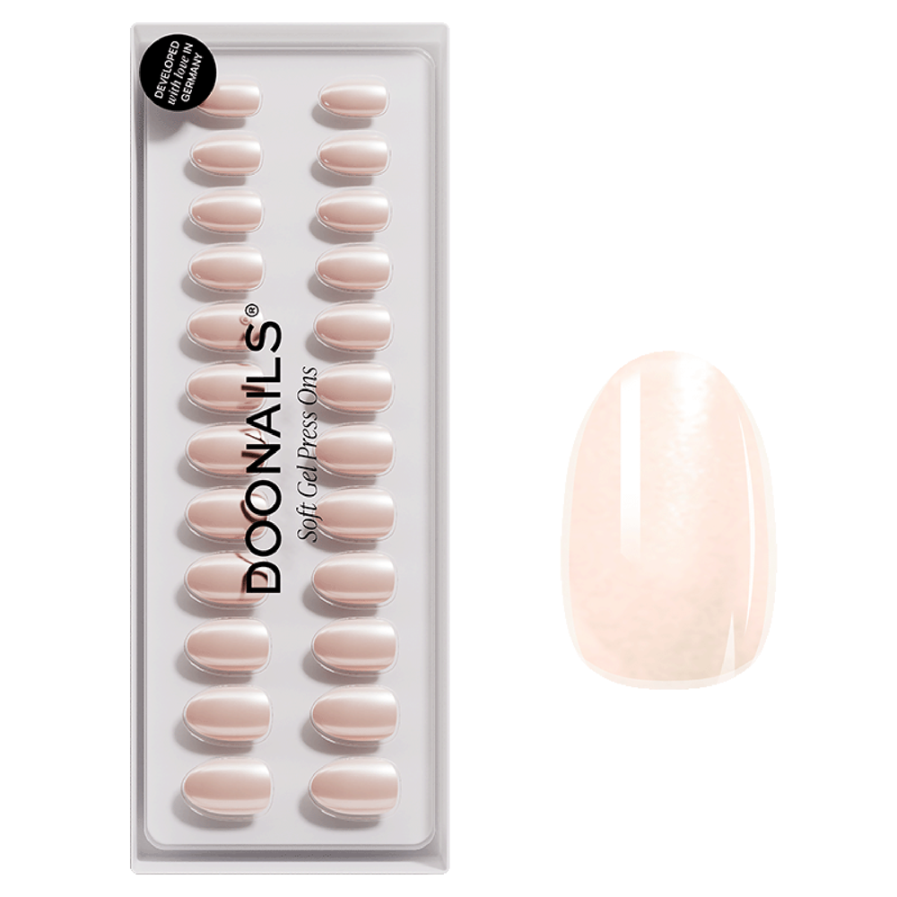 Bild: DOONAILS Soft Press Ons Short Round Prosecco