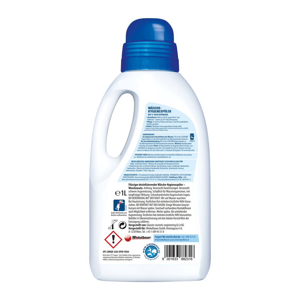 Bild: LYSOFORM Wäsche Hygienespüler