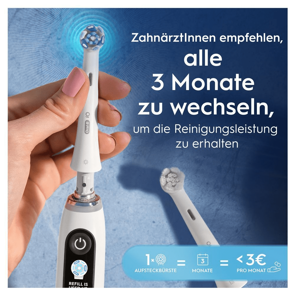 Bild: Oral-B iO Ultimative Reinigung Aufsteckbürsten, Weiß 
