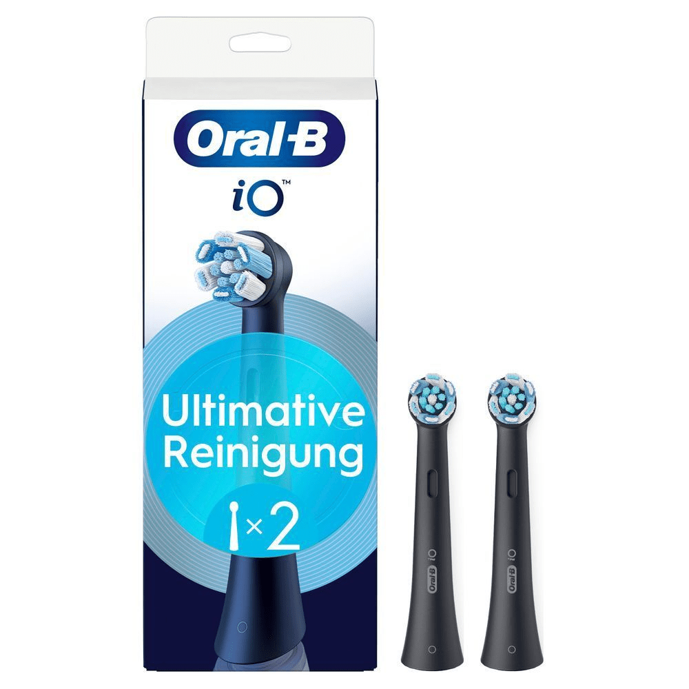 Bild: Oral-B iO Ultimative Reinigung Aufsteckbürsten, Schwarz 