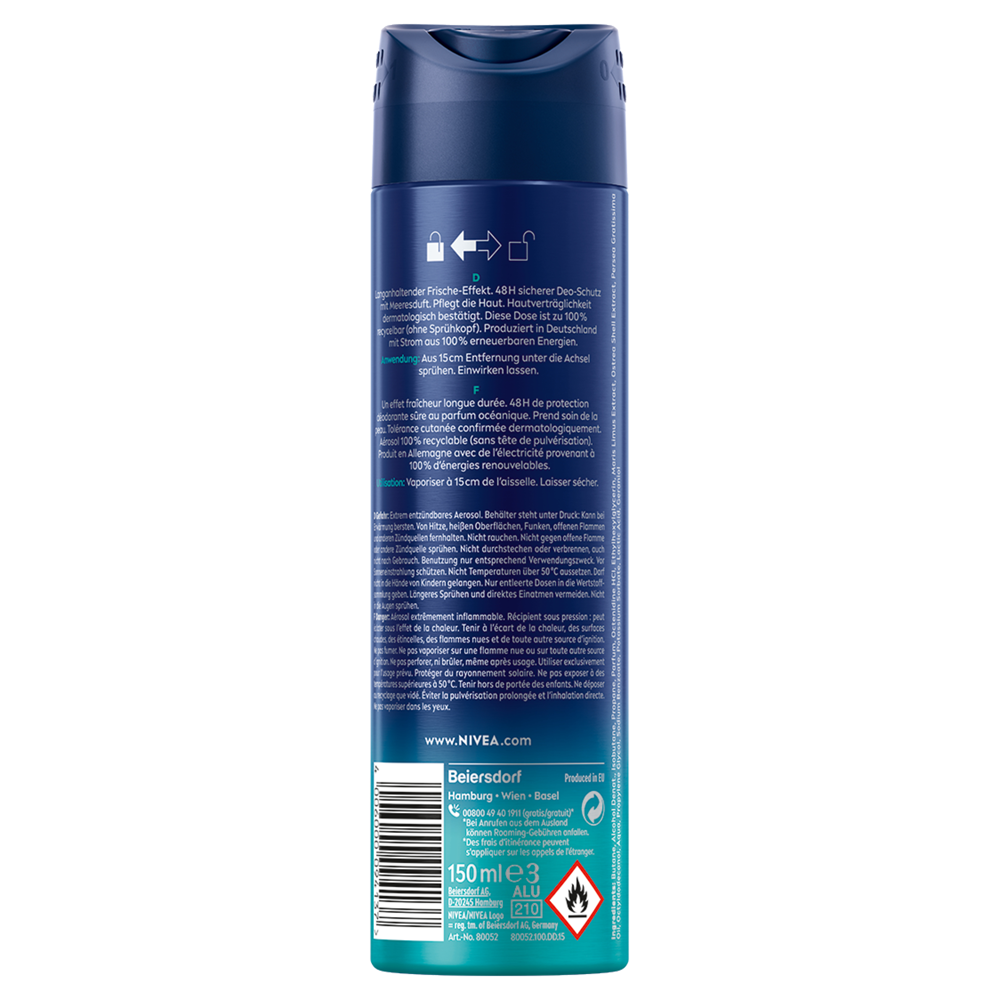 Bild: NIVEA MEN Deospray Fresh Ocean 
