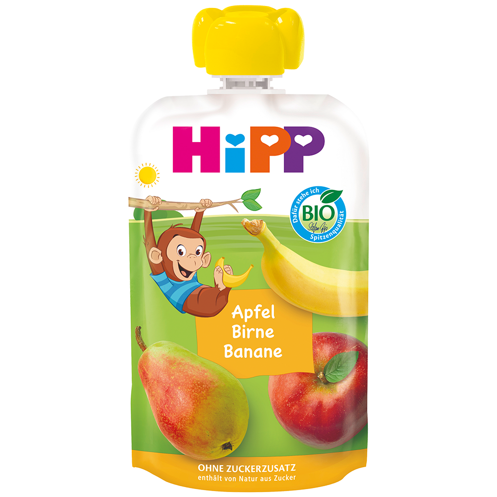Bild: HiPP Quetschie Apfel-Birne-Banane 