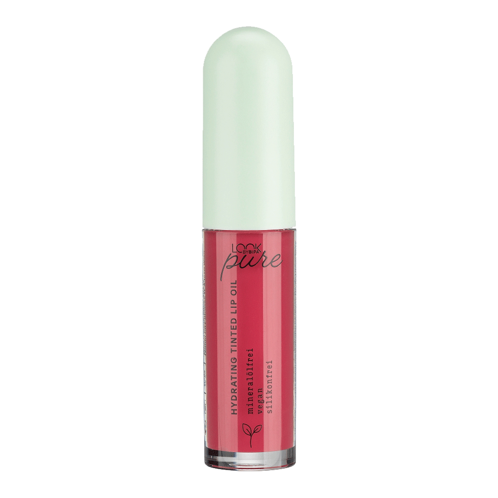 Bild: LOOK BY BIPA pure Hydrating Tinted Lip Oil Bubblegum Bliss 