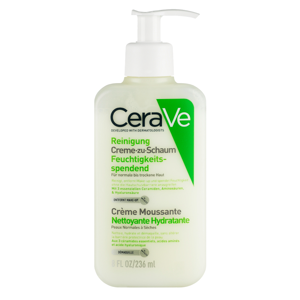 Bild: CeraVe Creme zu Schaum Reinigung 
