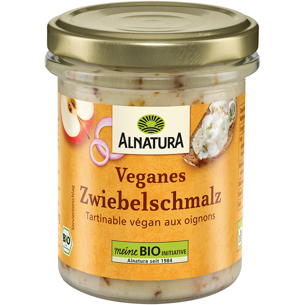 Bild: ALNATURA Veganes Zwiebelschmalz