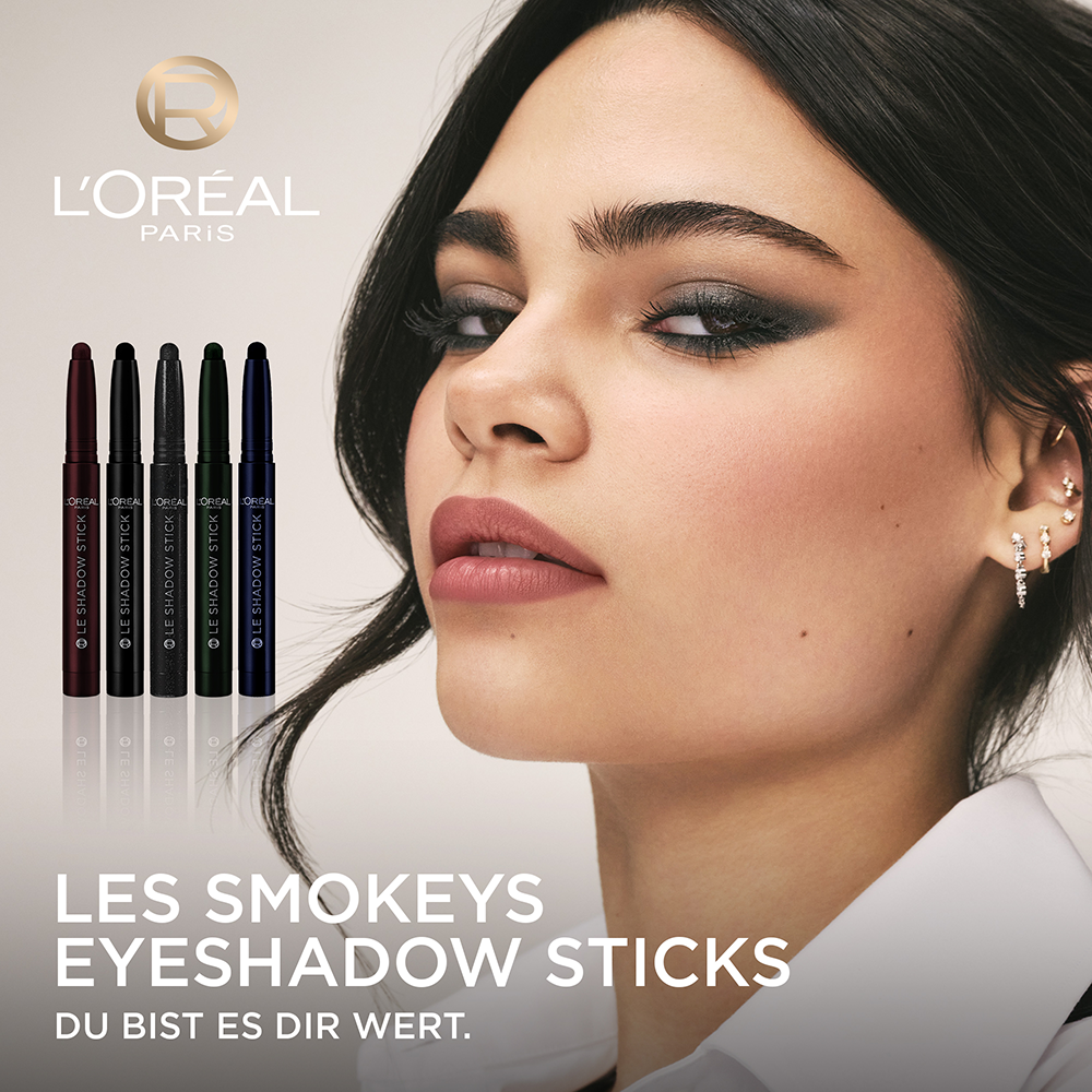 Bild: L'ORÉAL PARIS Le Shadow Stick Starry Bordeaux Starry Bordeaux