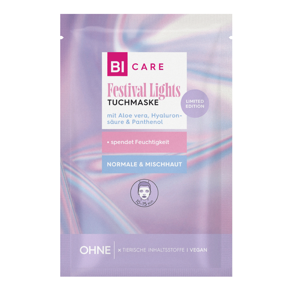 Bild: BI CARE Tuchmaske Festival Lights 