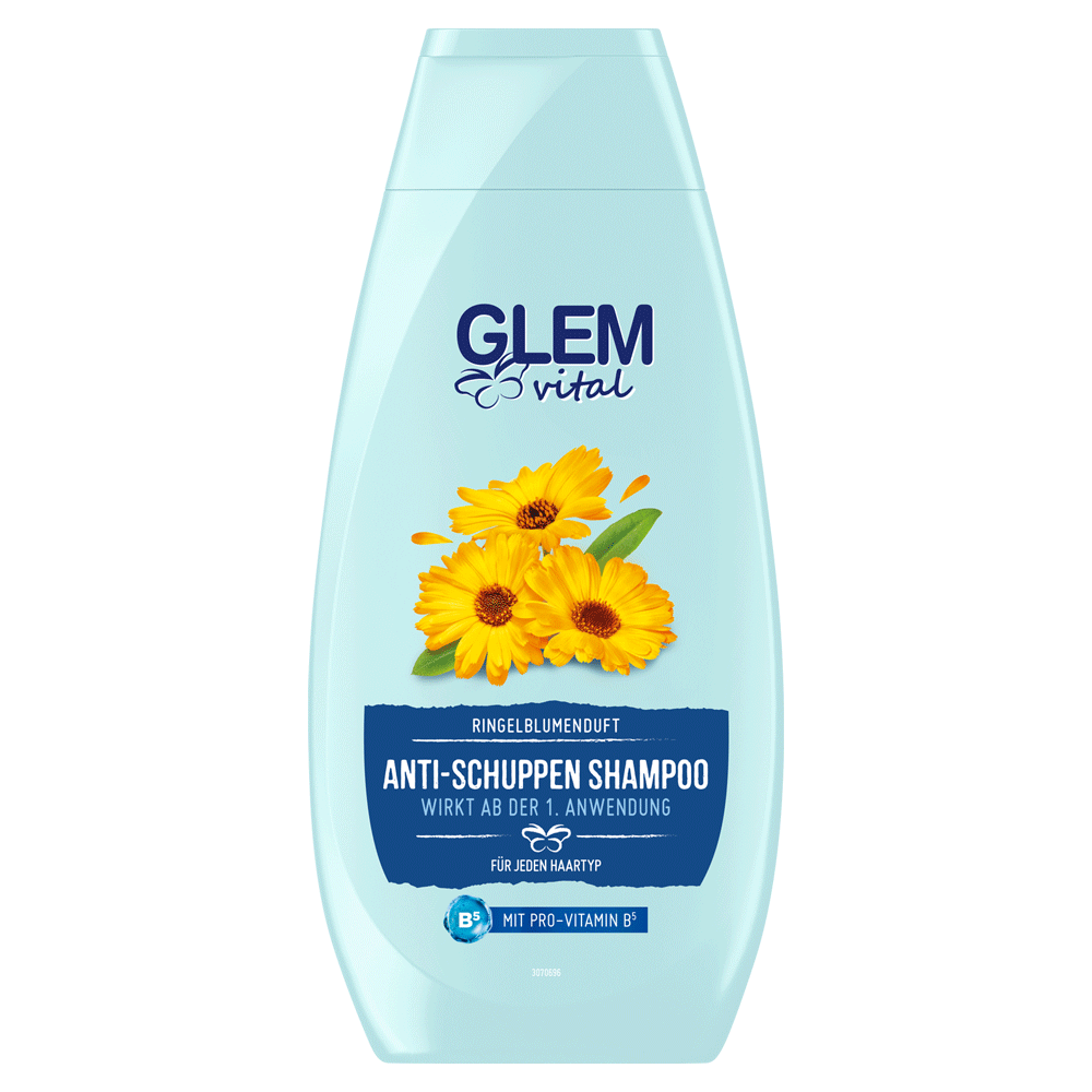 Bild: GlemVital Shampoo Anti-Schuppen Ringelblume 