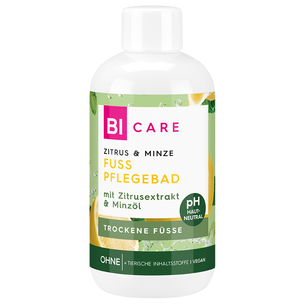Bild: BI CARE Fuss Pflegebad Zitrus & Minze