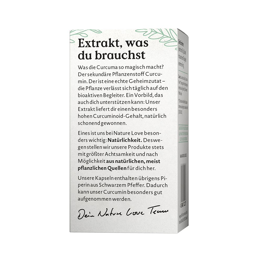 Bild: NATURE LOVE Curcuma Extrakt 