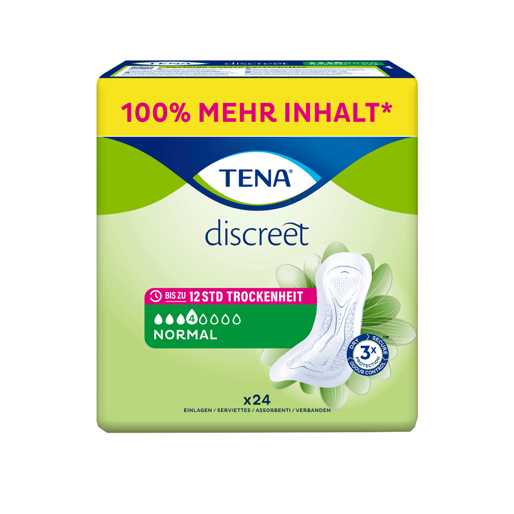 Bild: TENA Discreet Normal Einlagen 