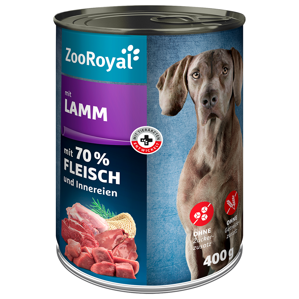 Bild: ZooRoyal Hundefutter mit Lamm