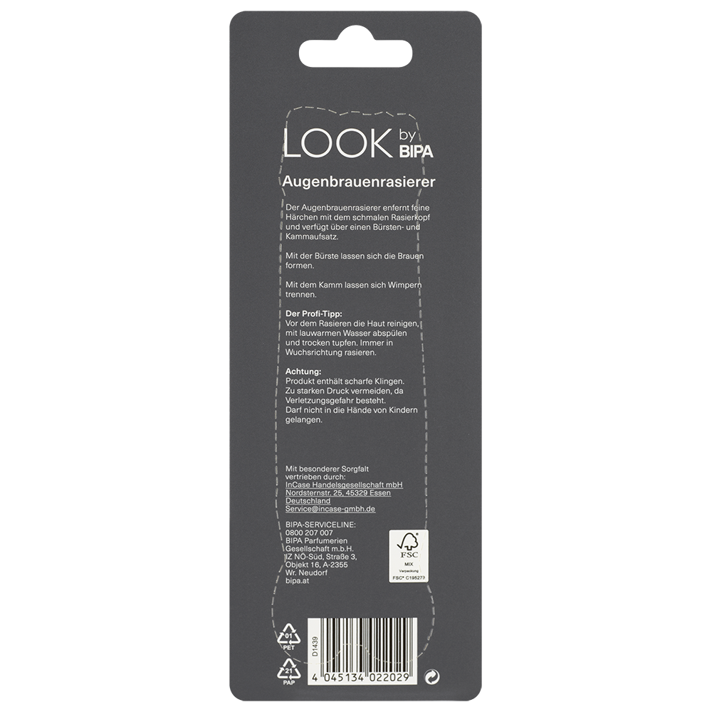 Bild: LOOK BY BIPA Augenbrauenrasierer