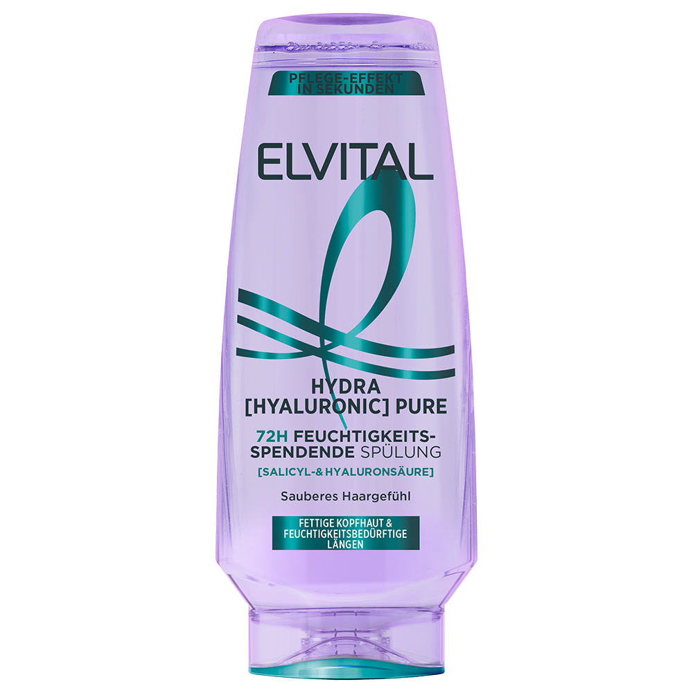 Bild: L'ORÉAL PARIS ELVITAL Hydra [Hyaluronic] Pure 72H Feuchtigkeitsspendende Spülung 