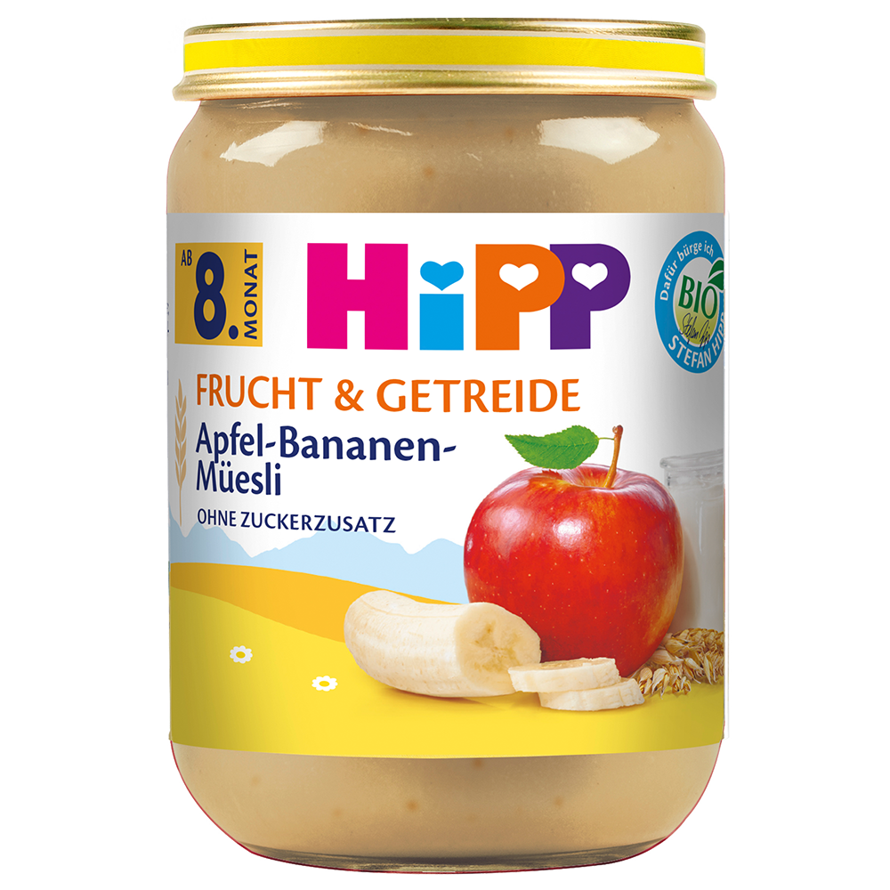 Bild: HiPP Apfel Bananen Müesli 