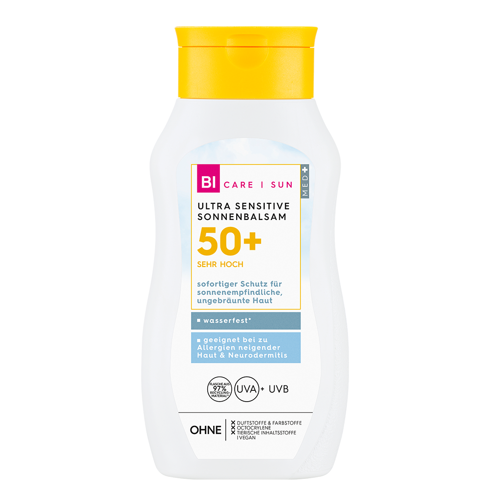 Bild: BI CARE SUN Ultra Sensitive Sonnenbalsam LSF 50+