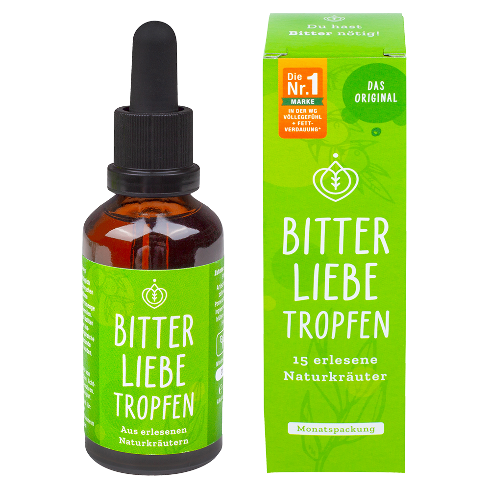 Bild: Bitter Liebe Tropfen 15 erlesene Naturkräuter 