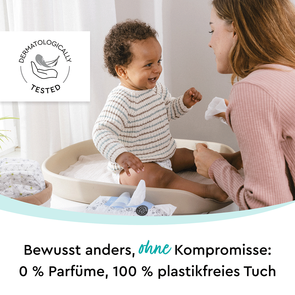 Bild: LILLYDOO Feuchttücher 99% Wasser