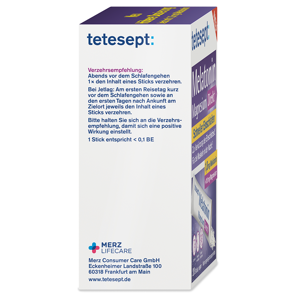 Bild: tetesept: Melatonin Magnesium Direkt