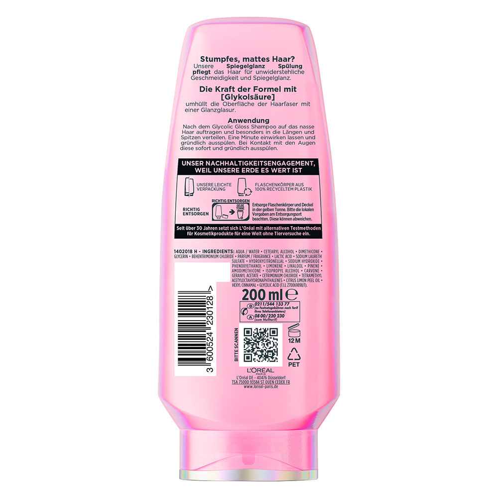 Bild: L'ORÉAL PARIS ELVITAL Glycolic Gloss Spülung 