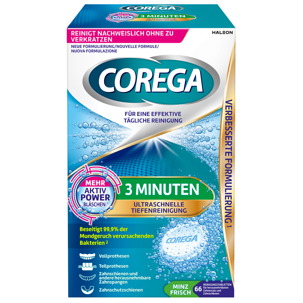Bild: Corega 3 Minuten Tabs 