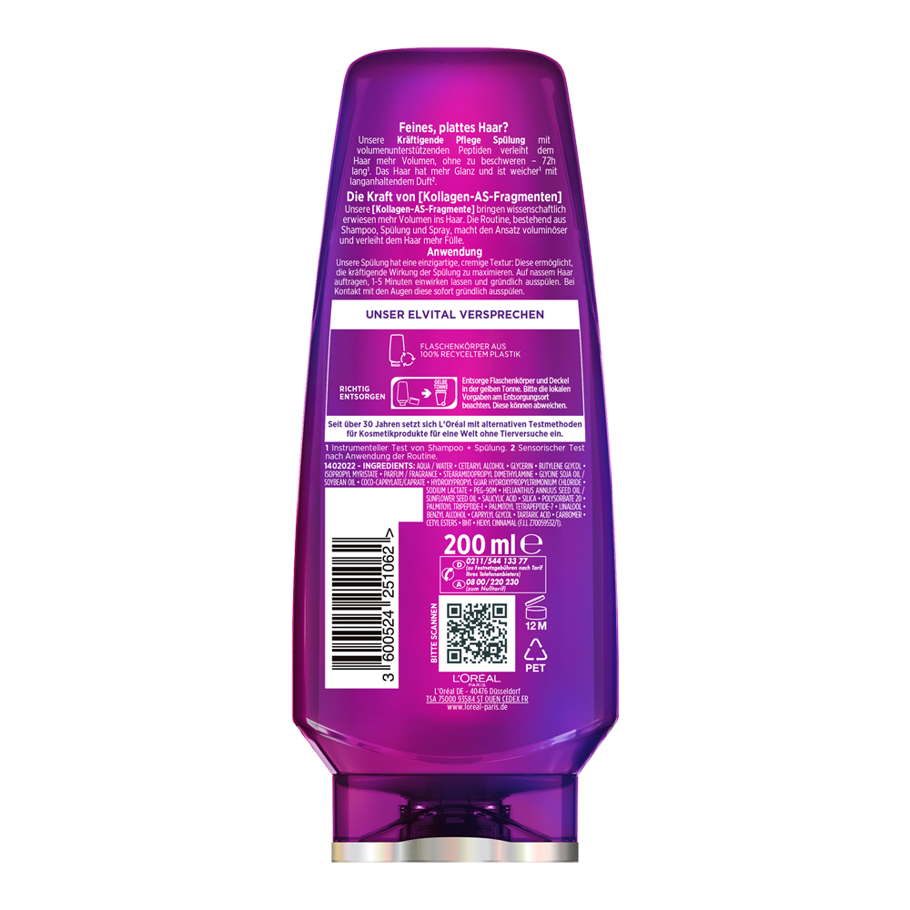 Bild: L'ORÉAL PARIS ELVITAL Collagen Lifter Spülung 