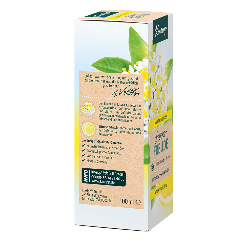 Bild: Kneipp Sauna-Aufguss Lebensfreude