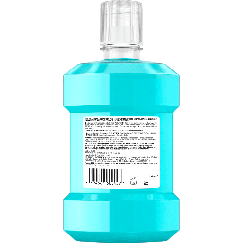 Bild: LISTERINE Mundspülung Cool Mint Mild Milder Geschmack 