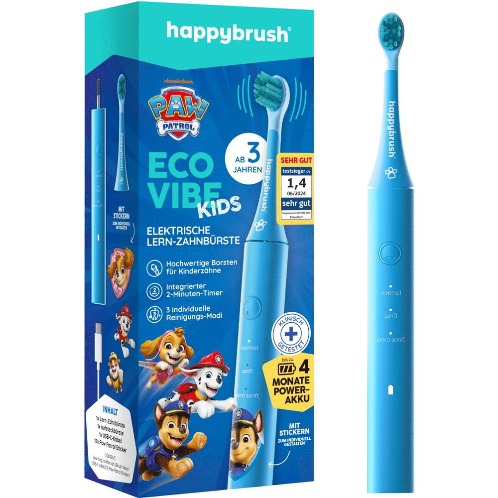 Bild: happybrush Lernzahnbürste Eco Vibe Kids