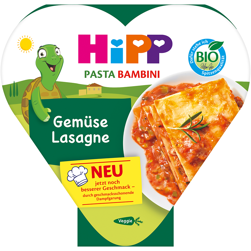 Bild: HiPP Pasta Bambini Gemüse Lasagne 