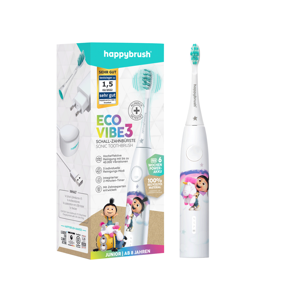 Bild: happybrush Elektrische Zahnbürste Eco Vibe 3 Junior 