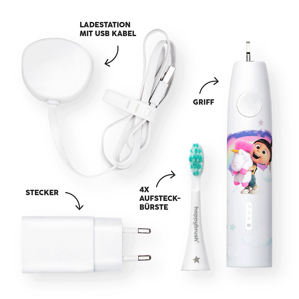 Bild: happybrush Elektrische Zahnbürste Eco Vibe 3 Junior 