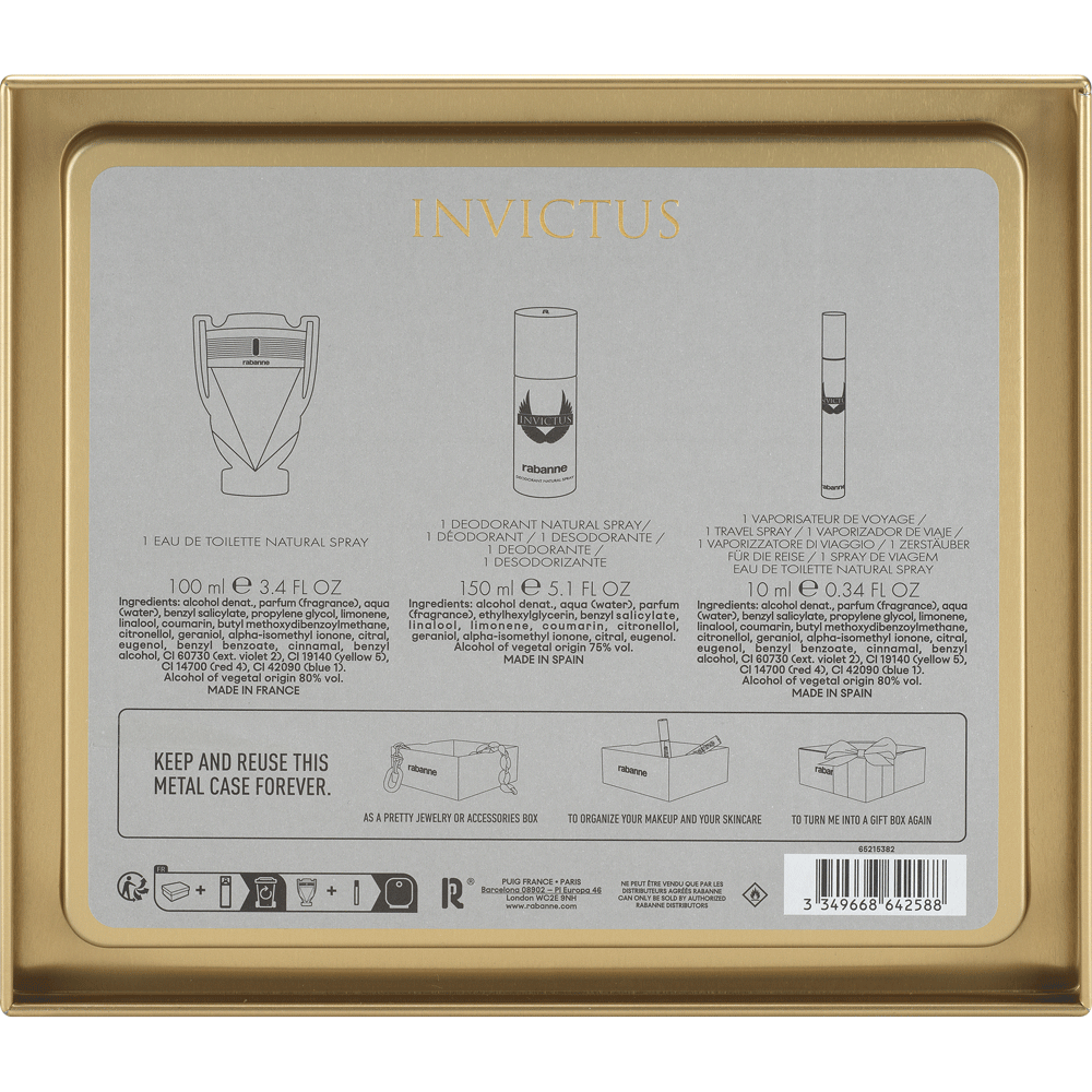 Bild: Paco Rabanne Invictus Geschenkset