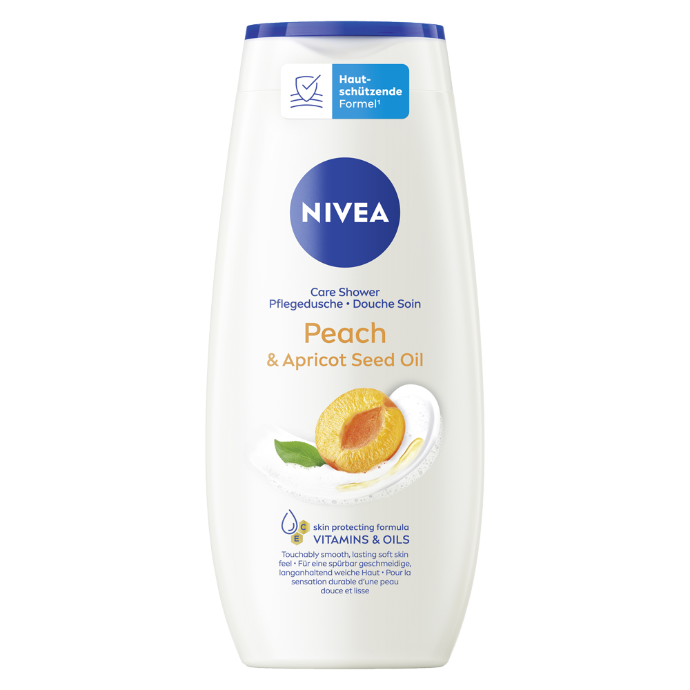Bild: NIVEA Pflegedusche Peach & Apricot Seed Oil 