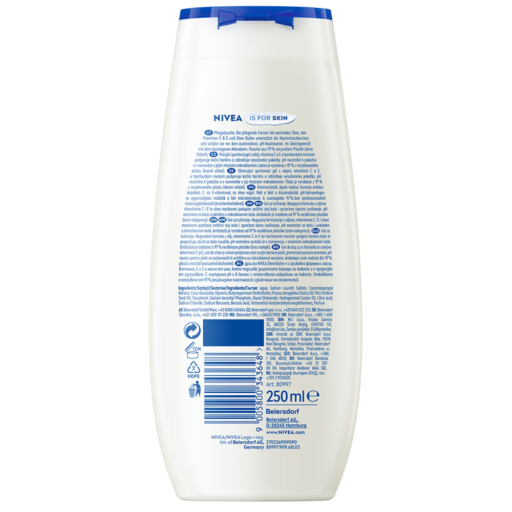 Bild: NIVEA Duschgel Shea Butter & Botanical Oil