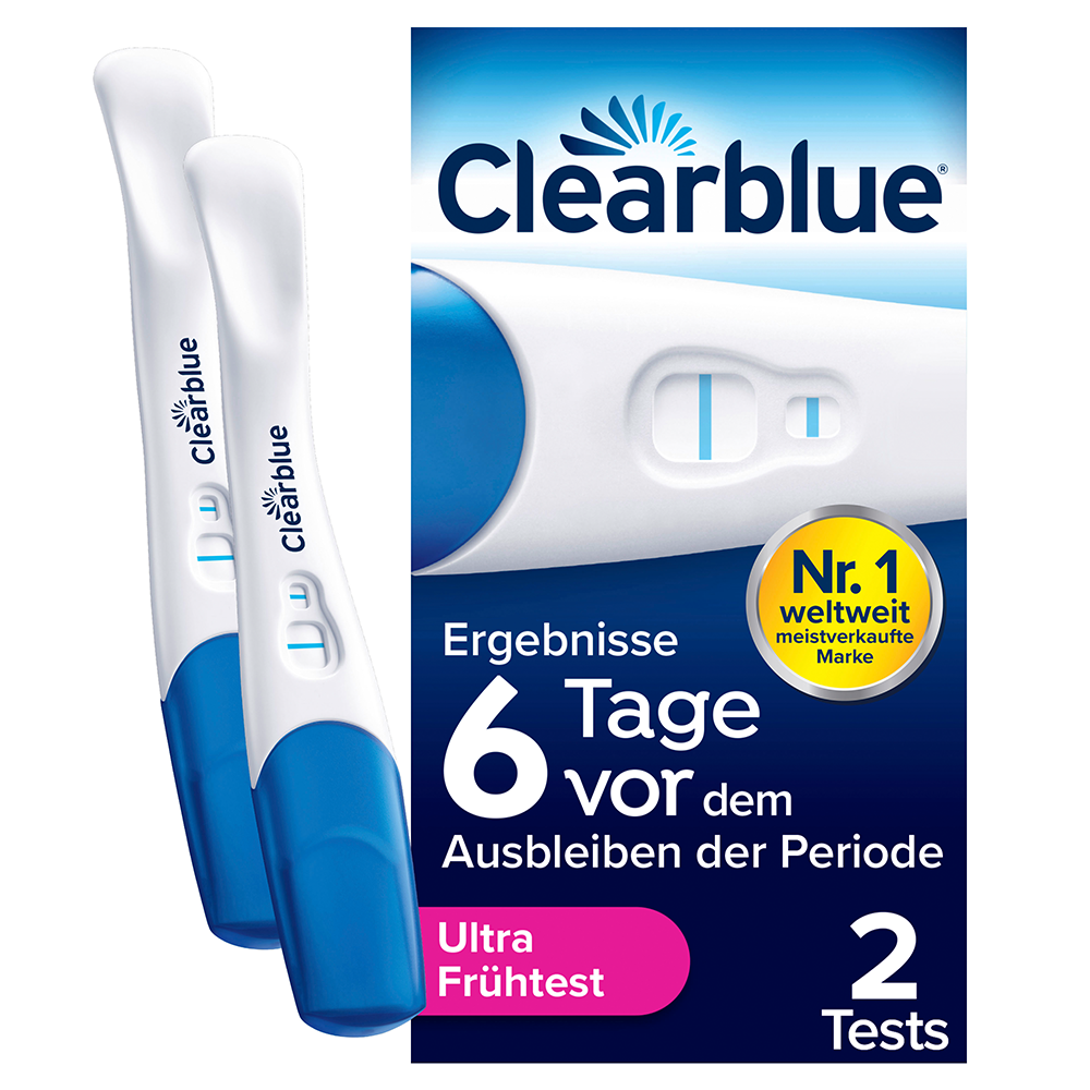 Bild: Clearblue Schwangerschaftsfrühtest 