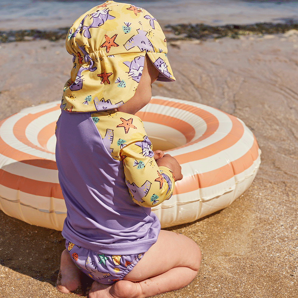 Bild: bambino mio Wende-Sonnenhut Sand 1-3 Jahre